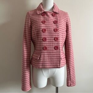 Abercrombie & fitch pink peacoat